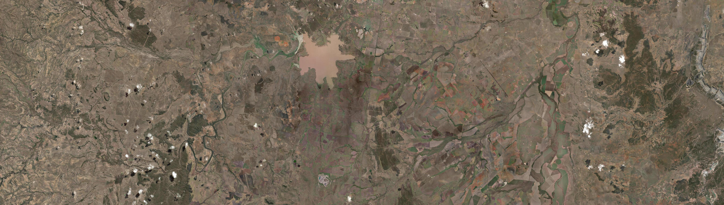 Aerial view of Gindie, QLD