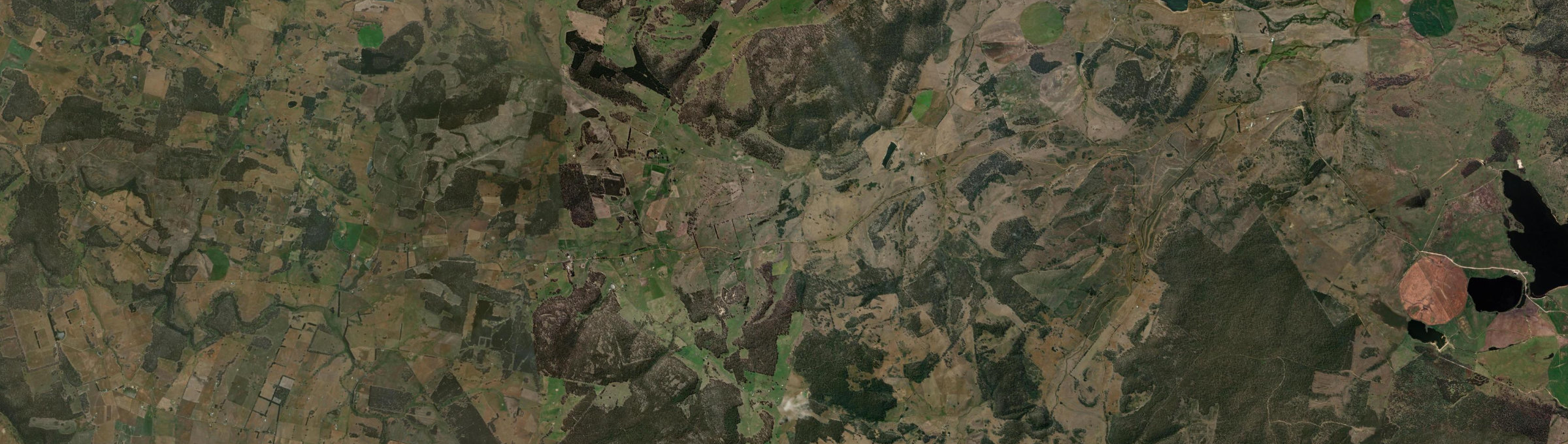 Aerial view of Whitefoord, TAS