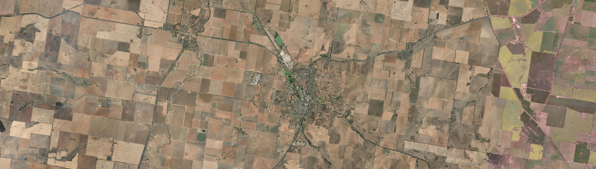 Aerial view of Junee, NSW