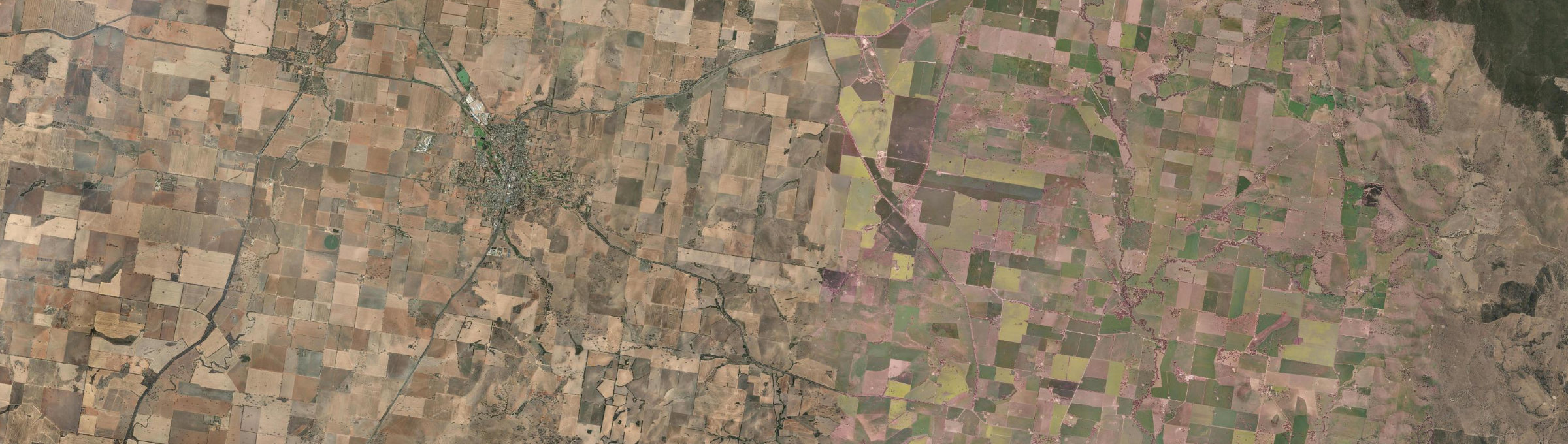 Aerial view of Wantiool, NSW
