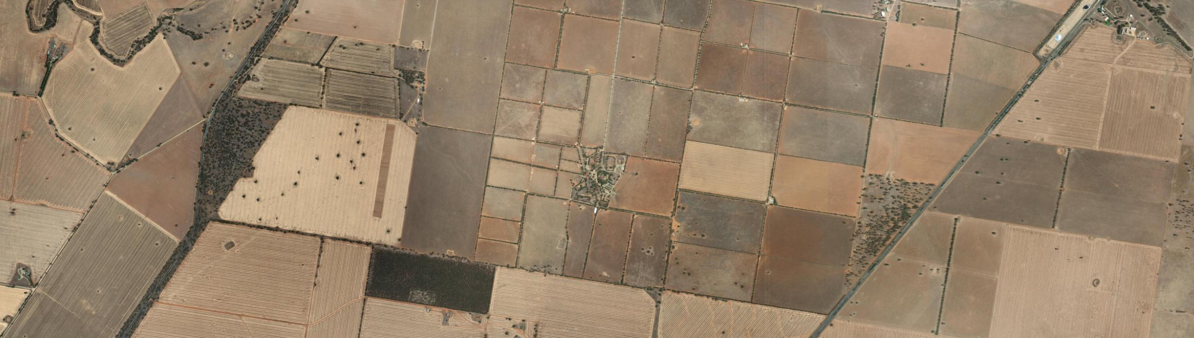 Aerial view of Wallacetown, NSW