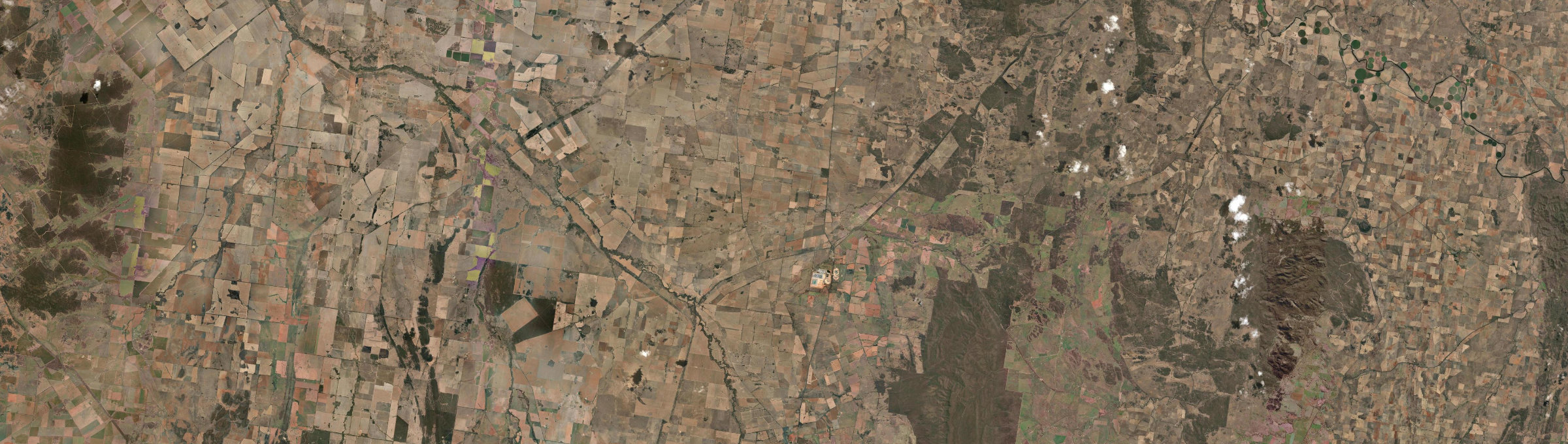 Aerial view of Tomingley, NSW