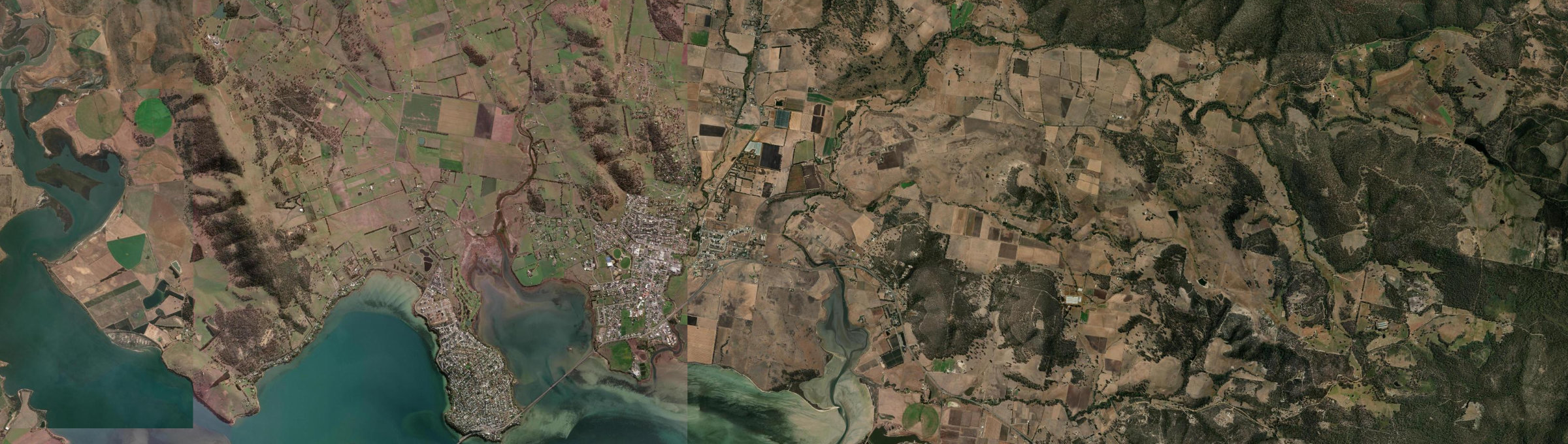 Aerial view of Sorell, TAS