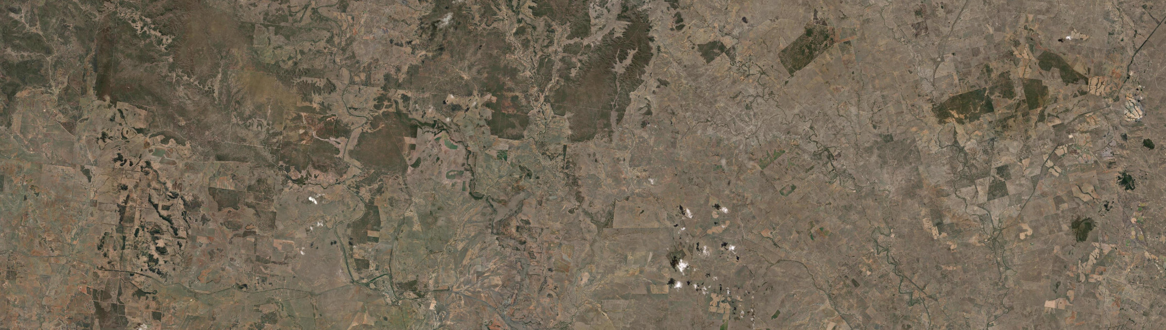 Aerial view of Walhallow, QLD