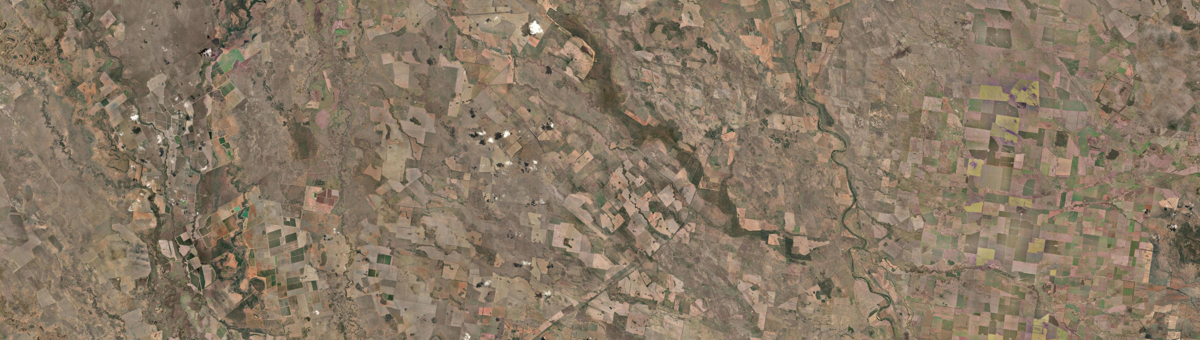 Aerial view of Bourbah, NSW