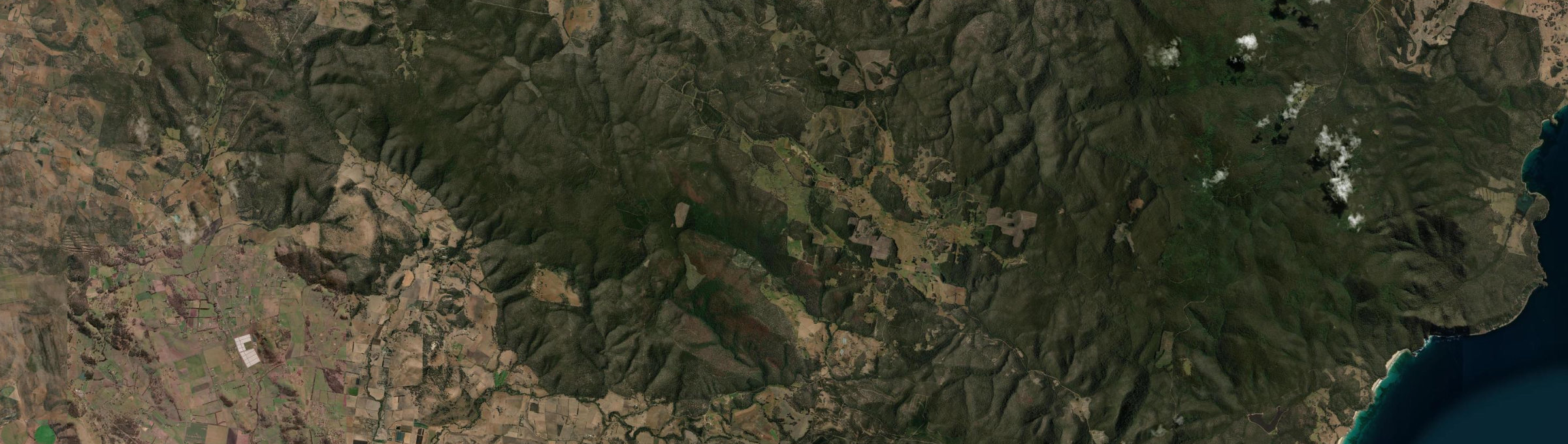 Aerial view of Nugent, TAS