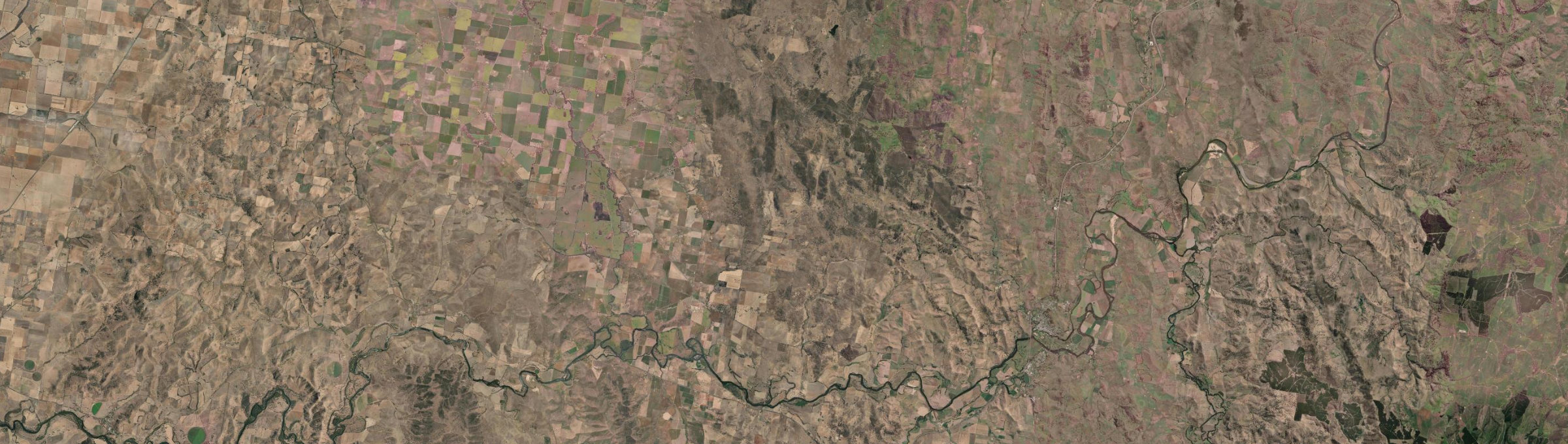Aerial view of Nangus, NSW