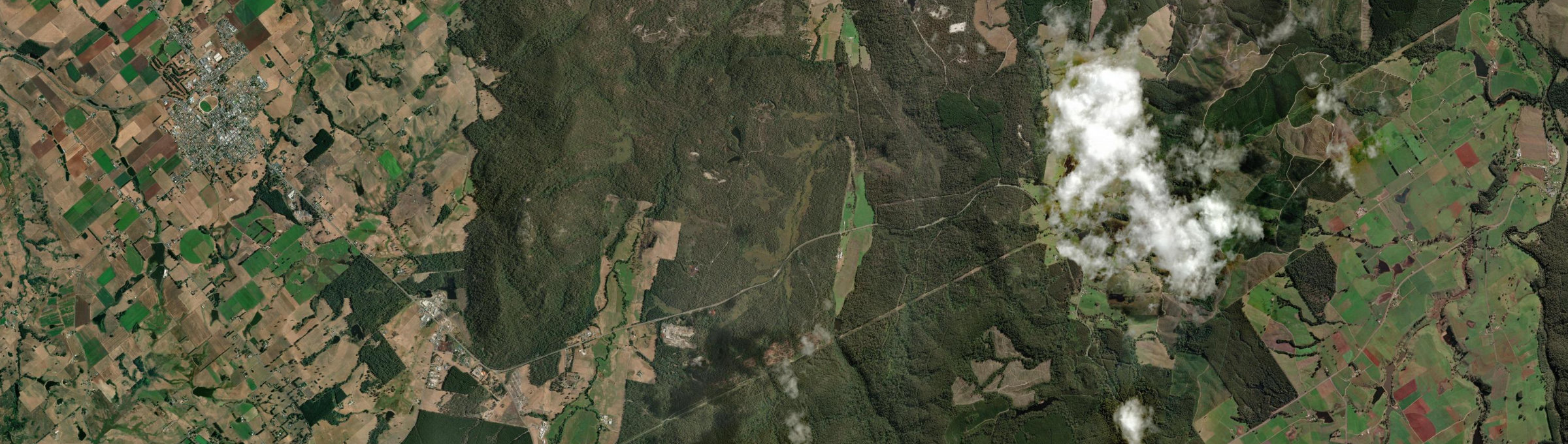 Aerial view of Tonganah, TAS