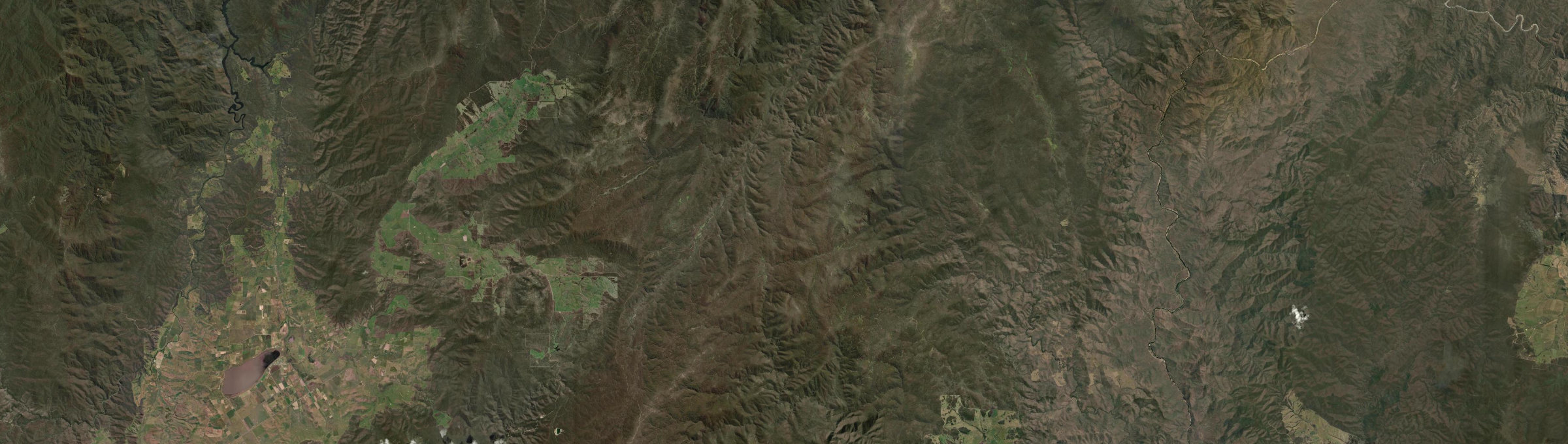 Aerial view of Cobberas, VIC