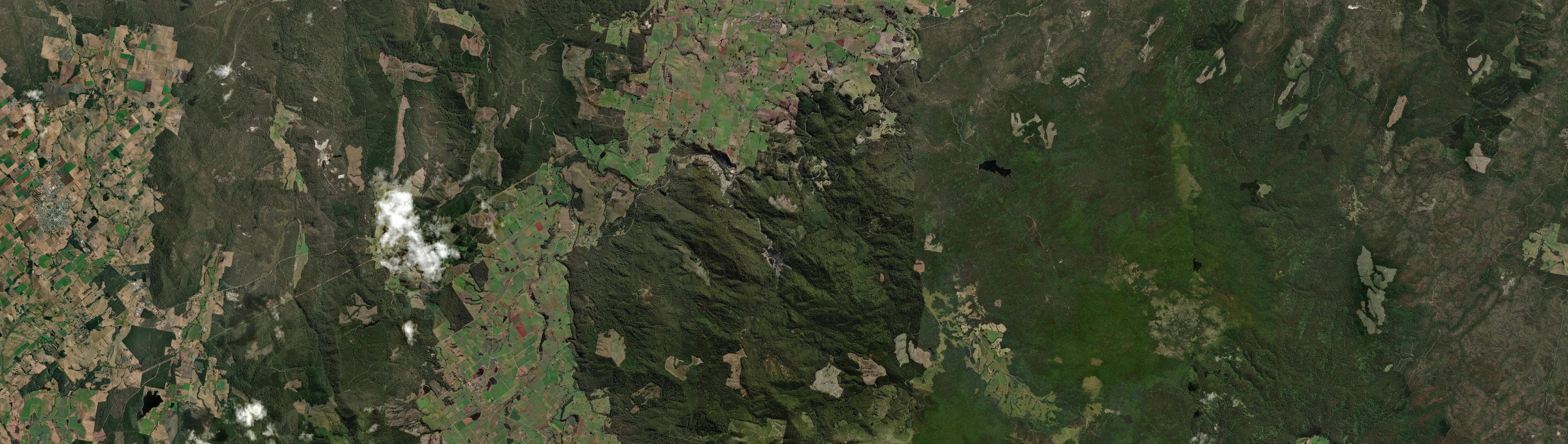 Aerial view of Derby (Tas.), TAS