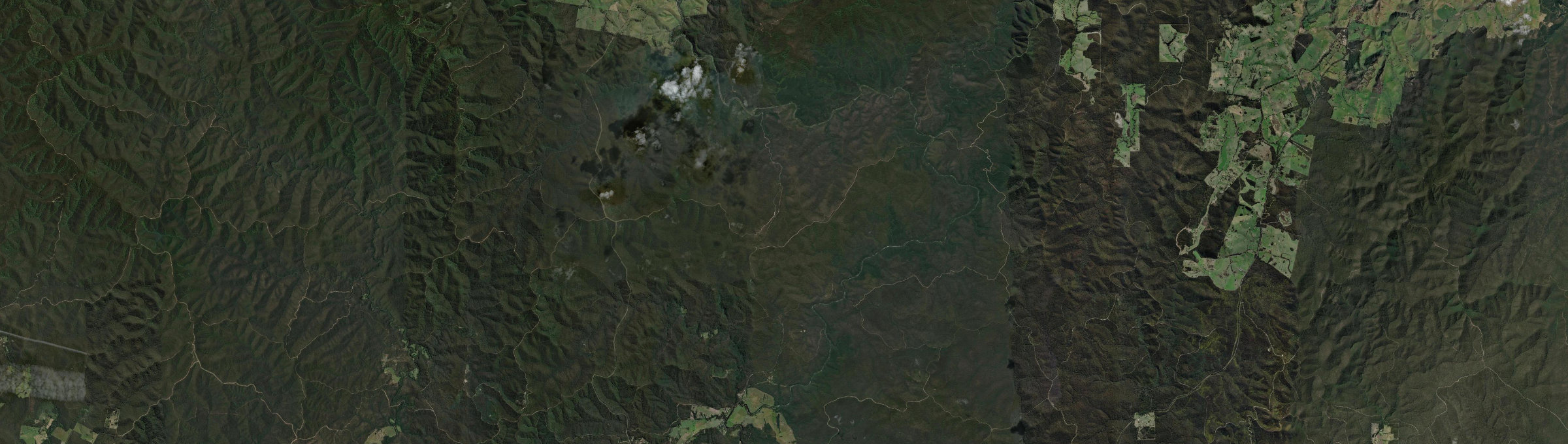 Aerial view of Double Bridges, VIC