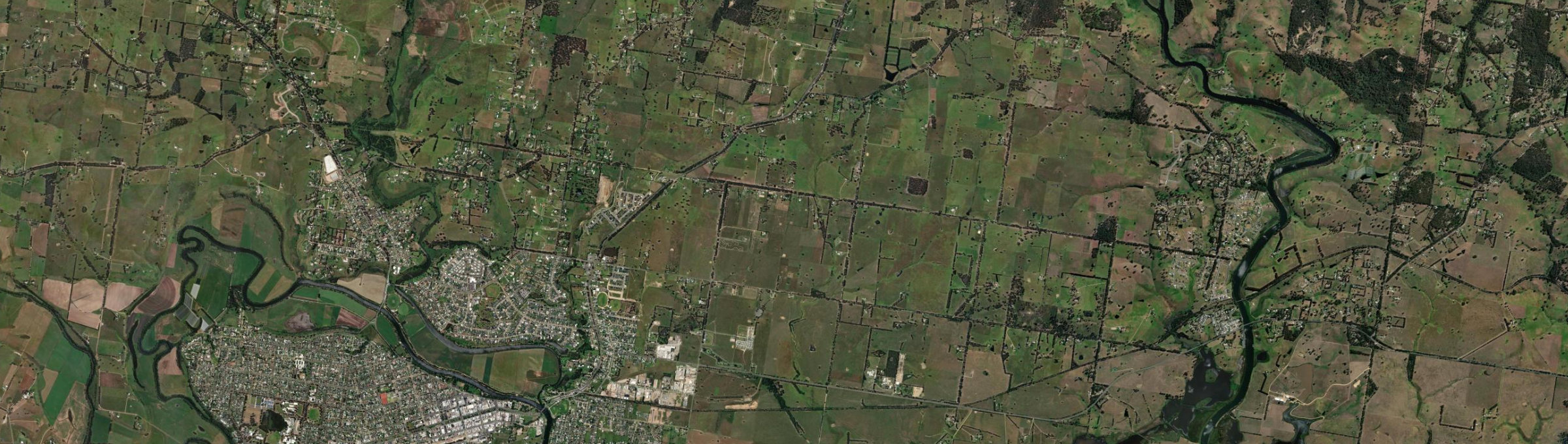 Aerial view of Lucknow (Vic.), VIC