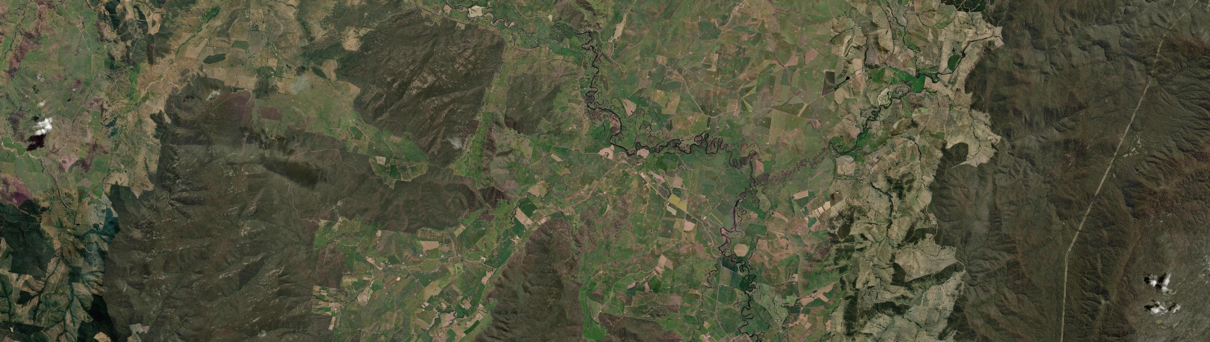 Aerial view of Tintaldra, VIC