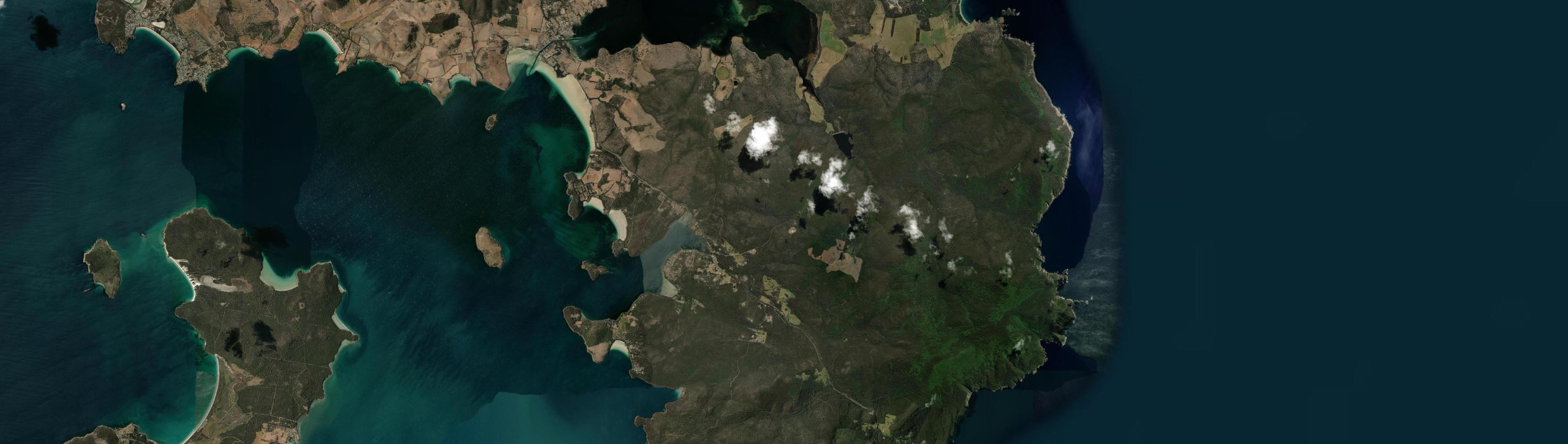 Aerial view of Murdunna, TAS