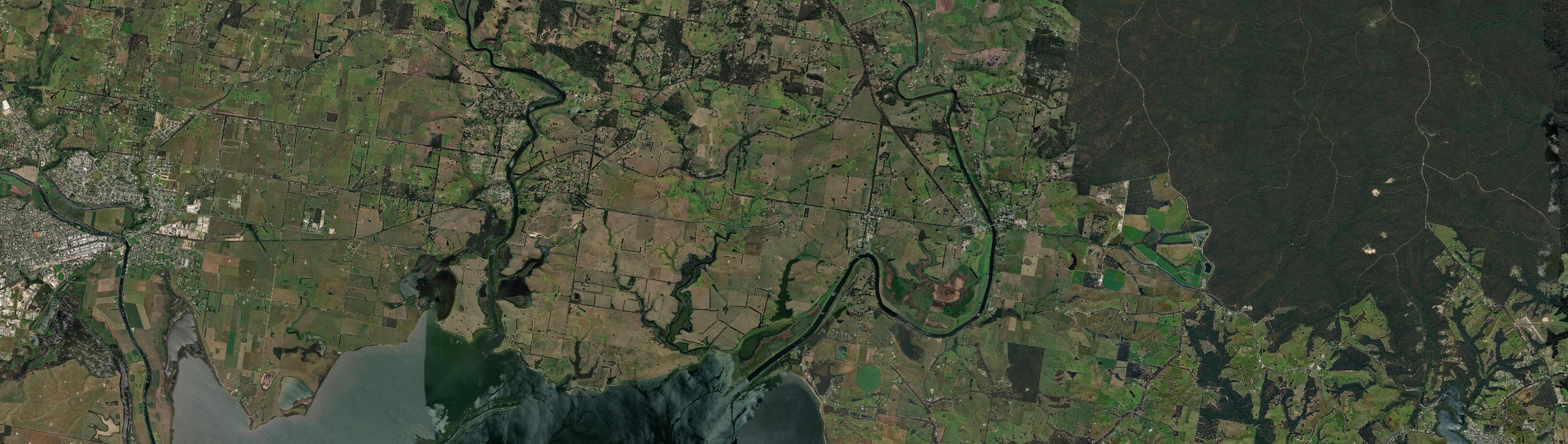 Aerial view of Johnsonville, VIC