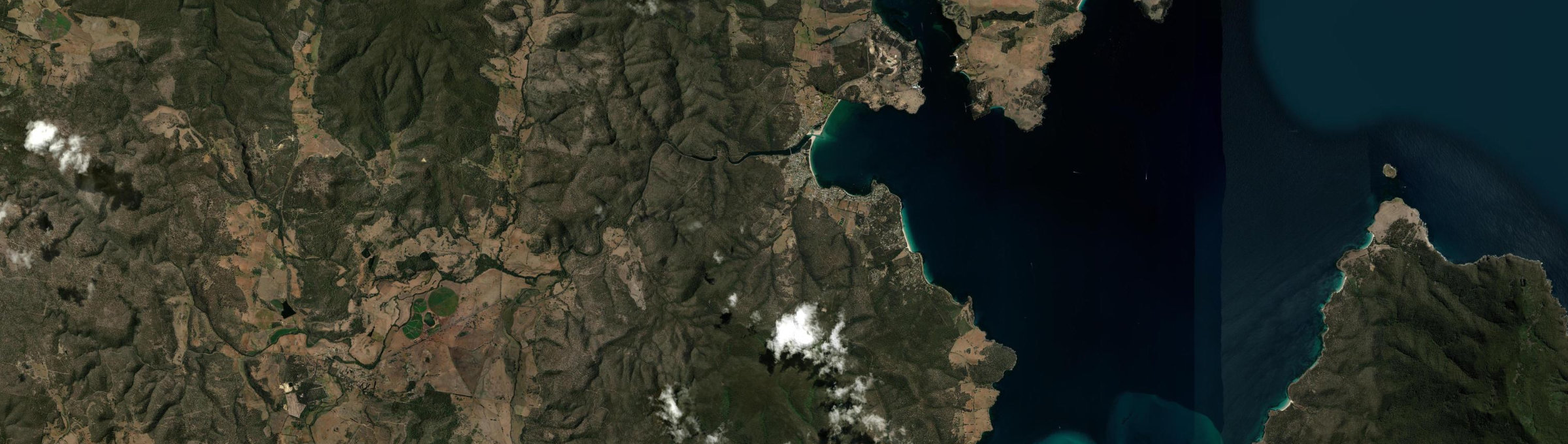 Aerial view of Orford (Tas.), TAS