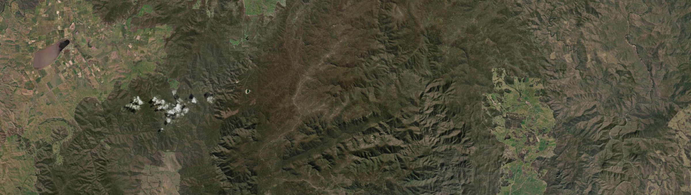 Aerial view of Brumby, VIC