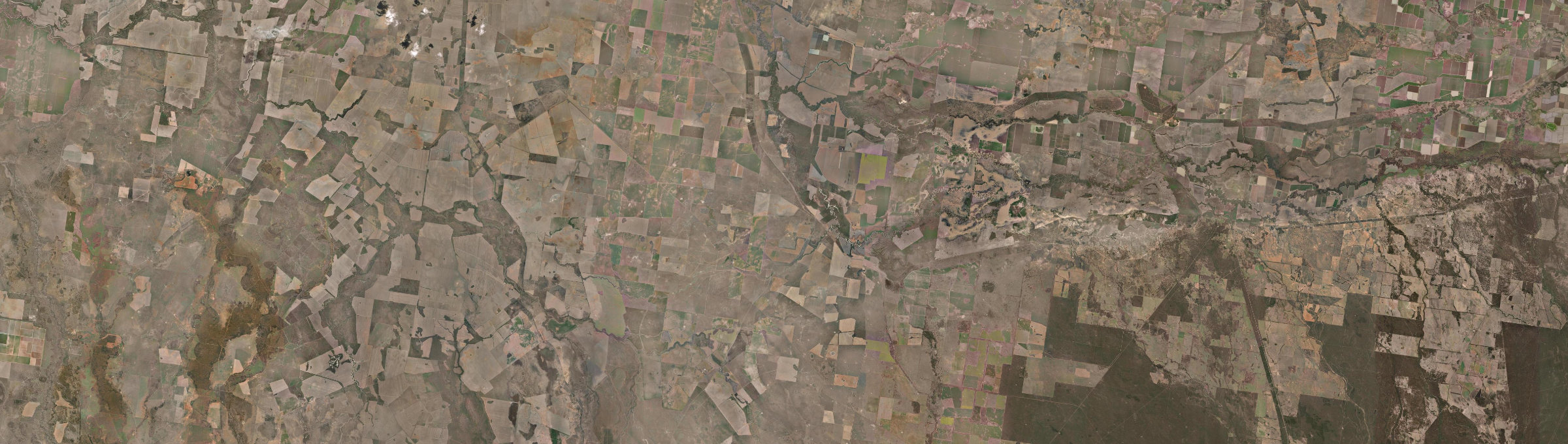 Aerial view of Come By Chance, NSW