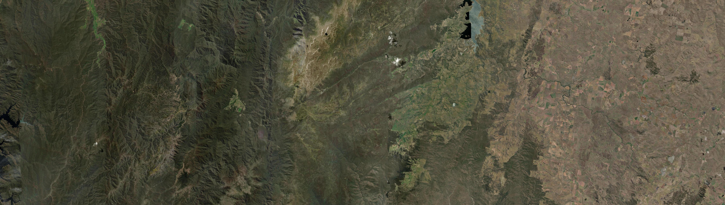 Aerial view of Thredbo, NSW
