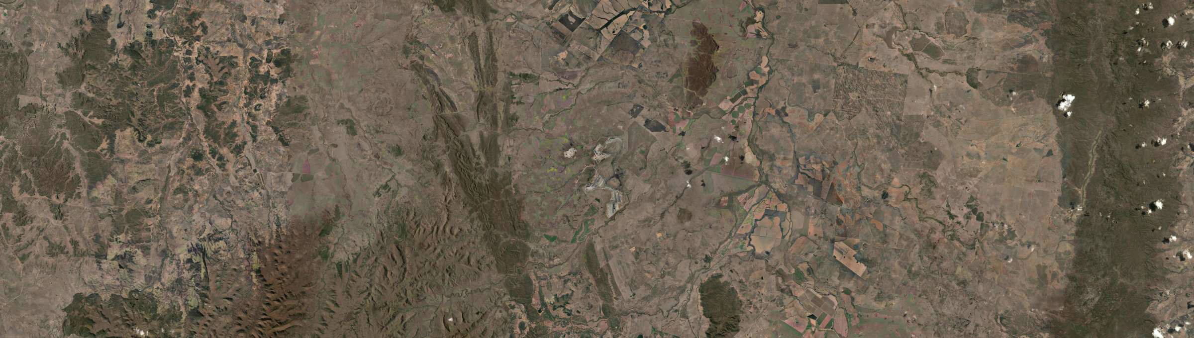 Aerial view of Albinia, QLD