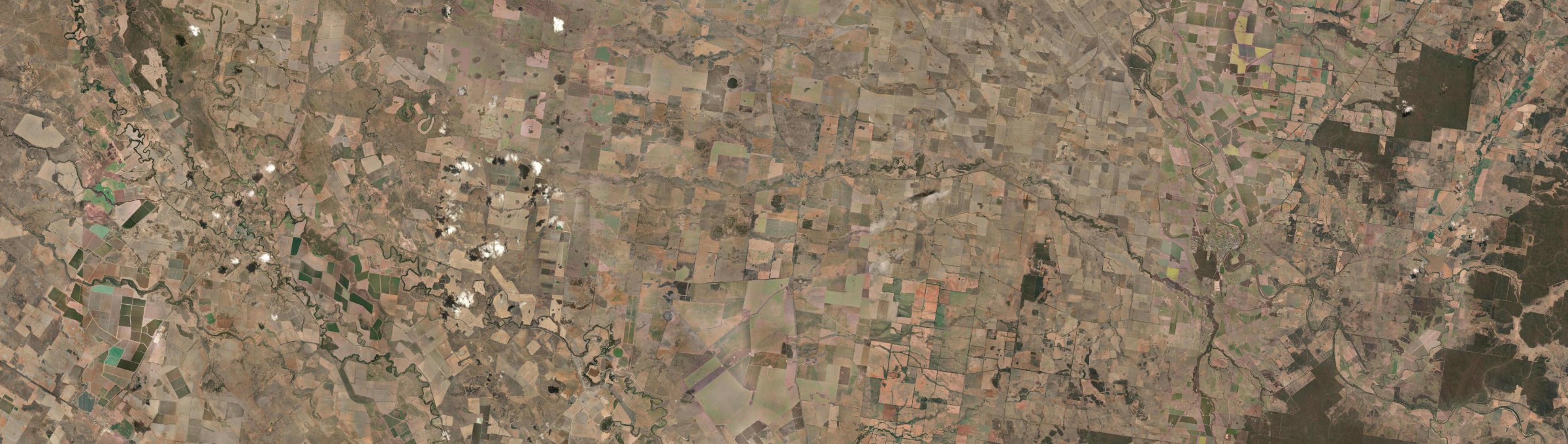 Aerial view of Collie (NSW), NSW