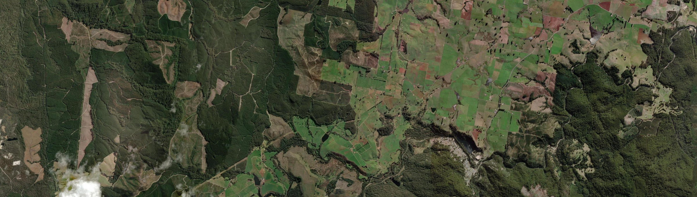 Aerial view of Telita, TAS