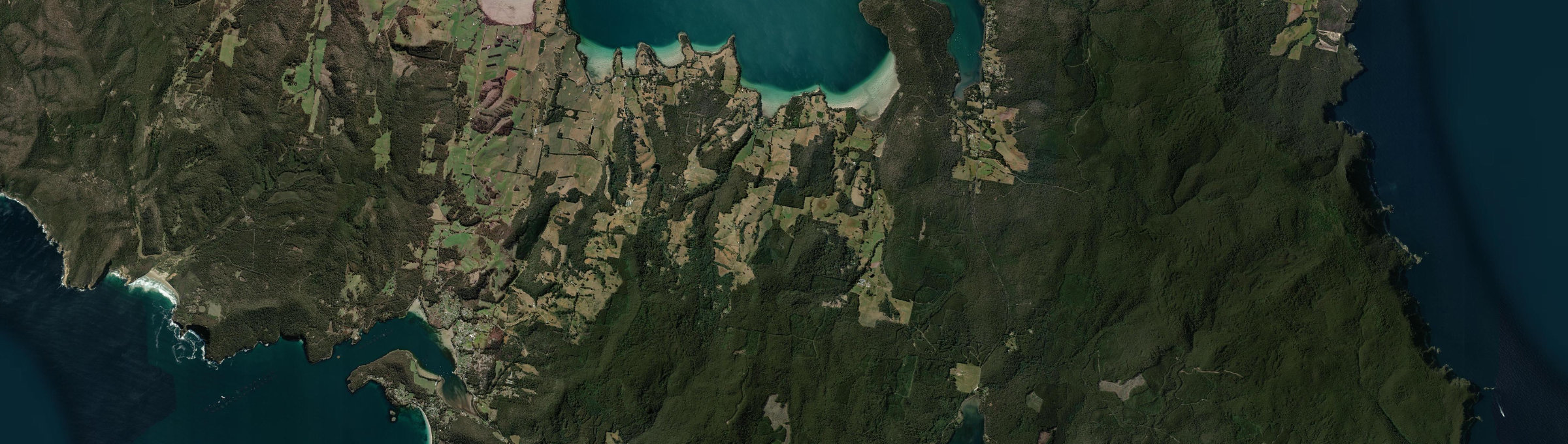 Aerial view of Koonya, TAS