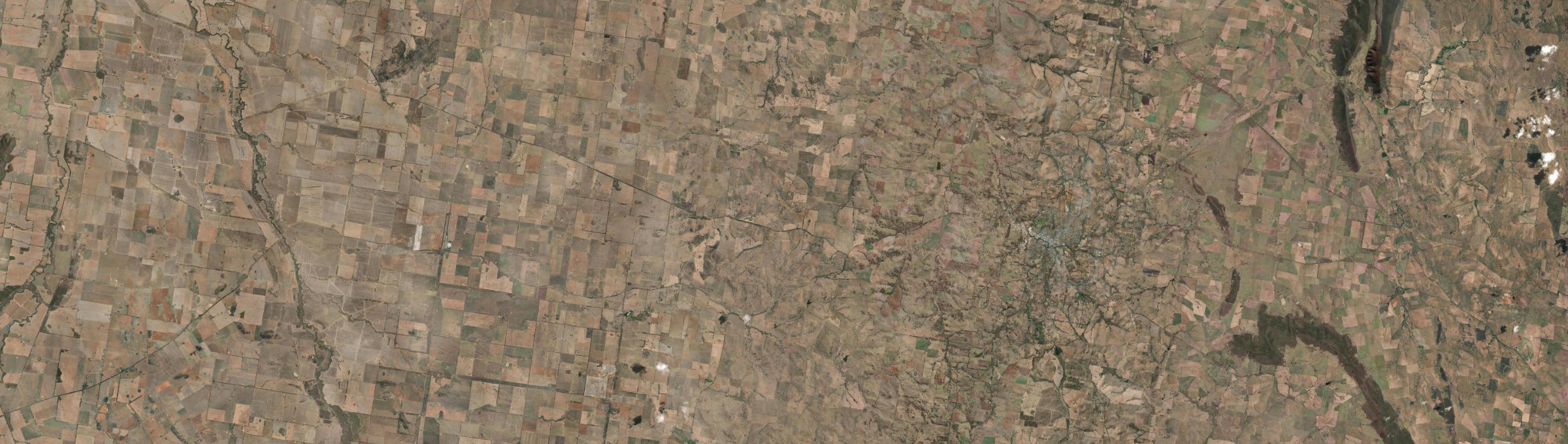 Aerial view of Memagong, NSW