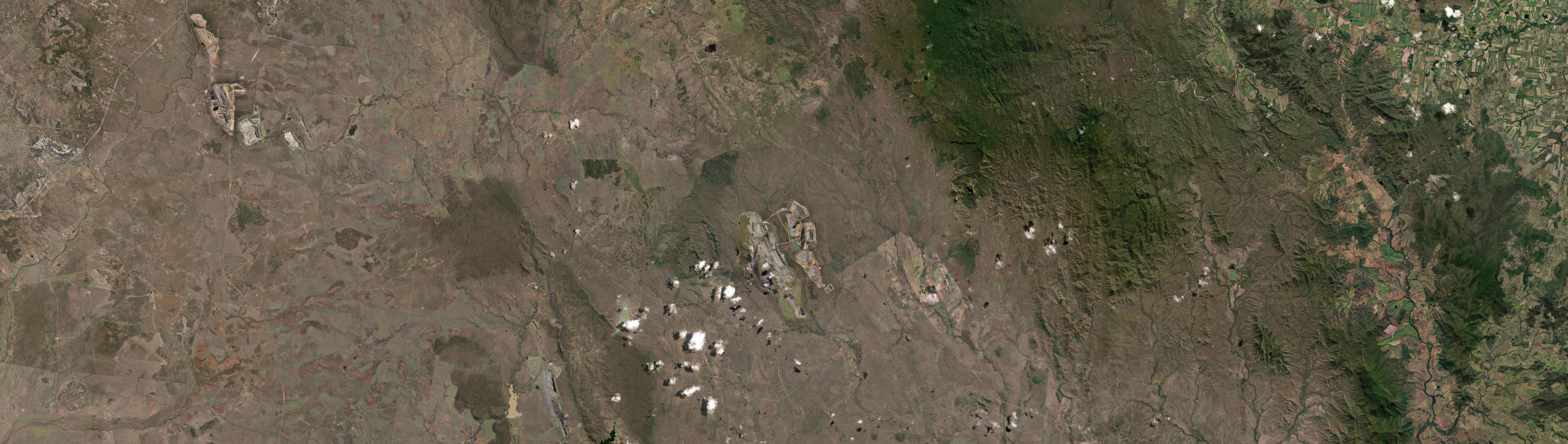 Aerial view of Hail Creek, QLD
