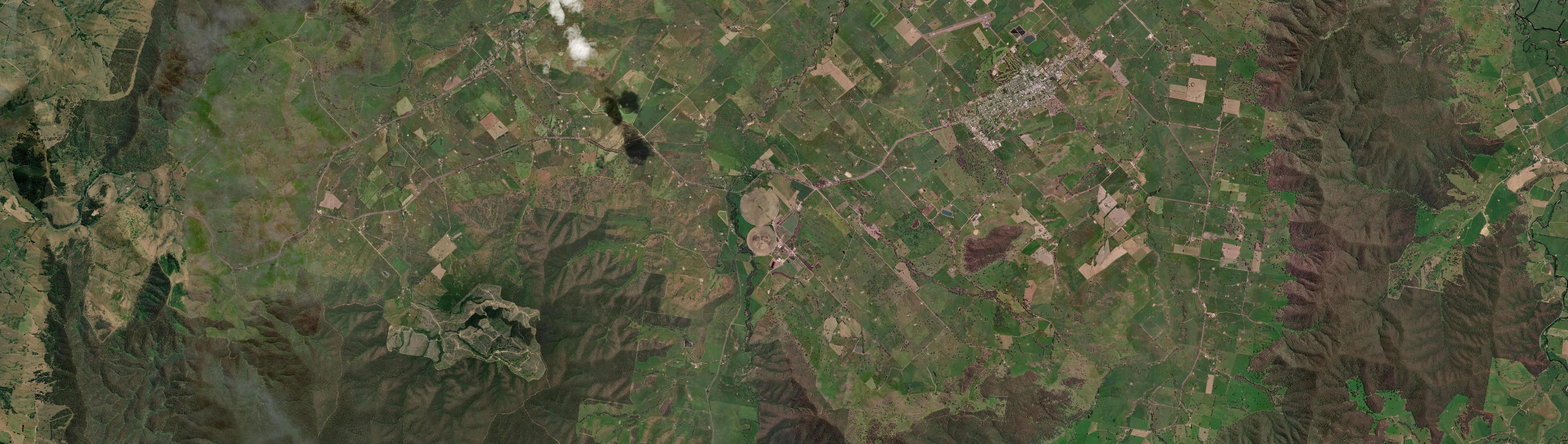 Aerial view of Colac Colac, VIC