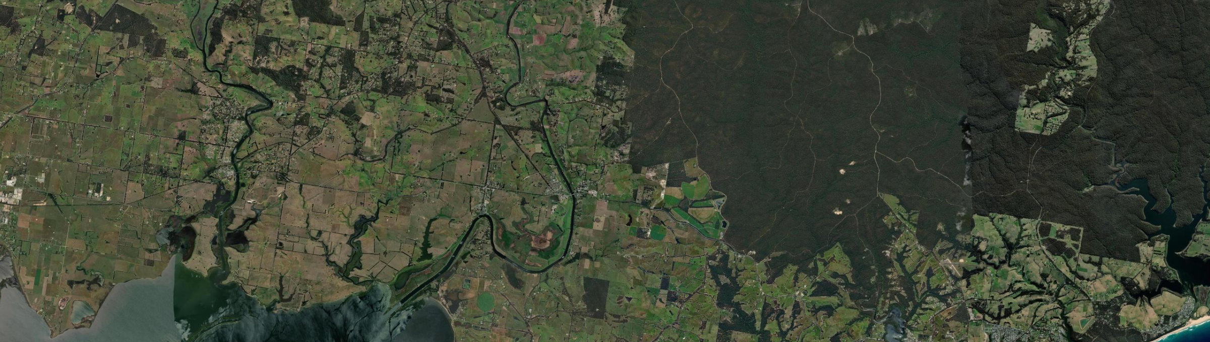 Aerial view of Swan Reach (Vic.), VIC