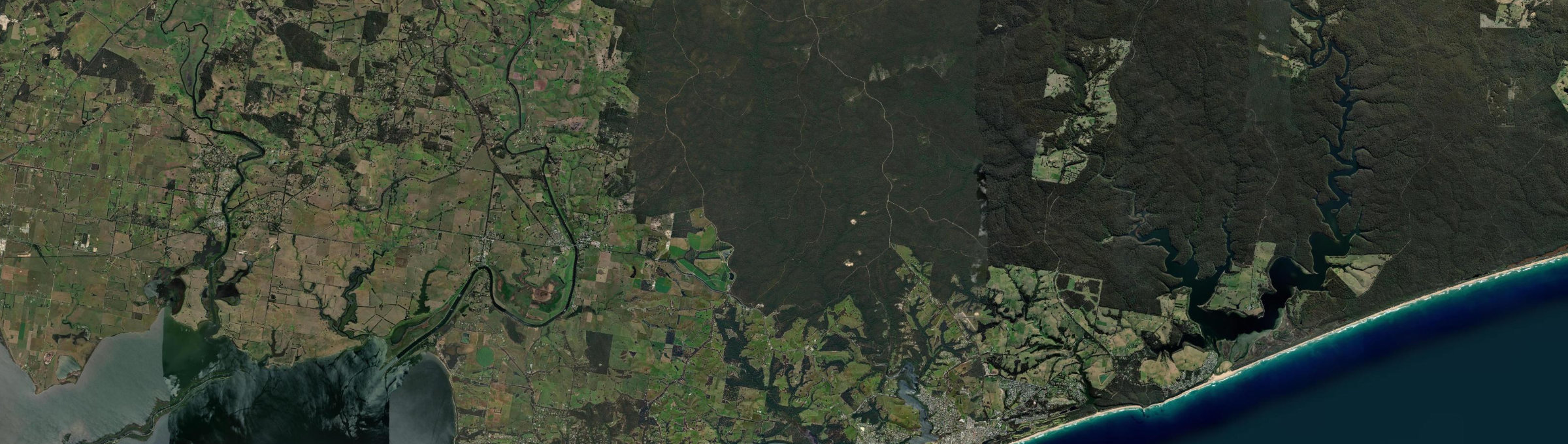 Aerial view of Kalimna West, VIC