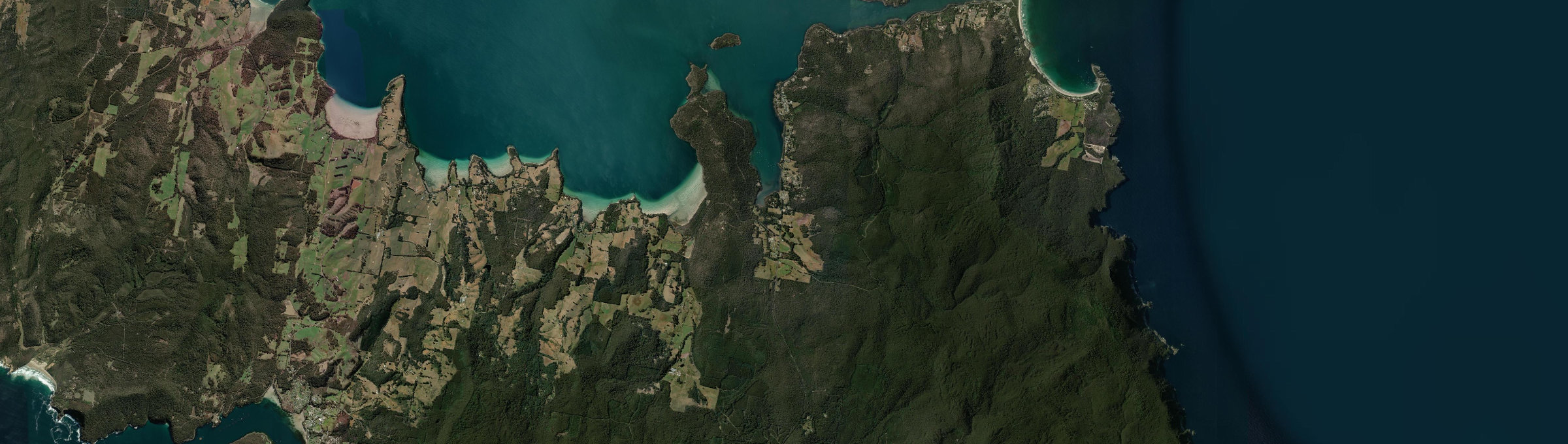 Aerial view of Taranna, TAS