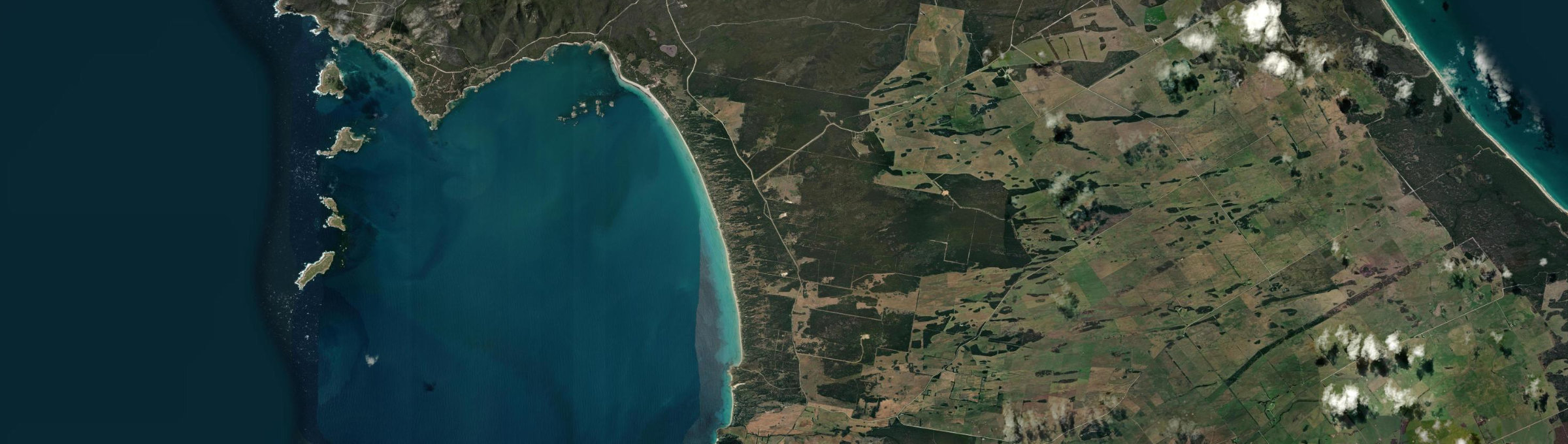 Aerial view of Lughrata, TAS