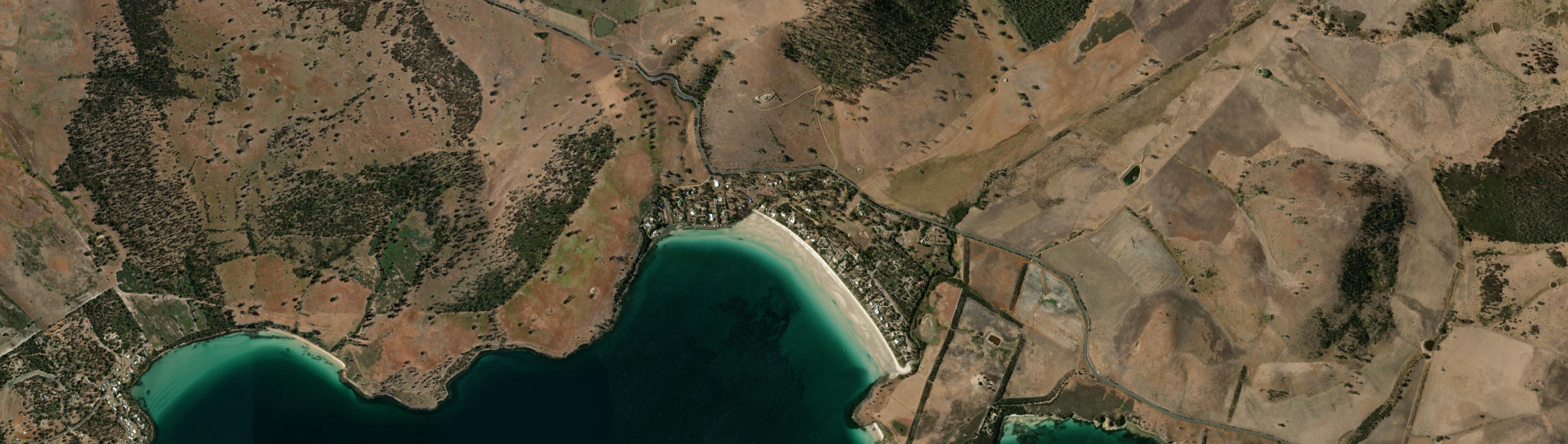 Aerial view of Connellys Marsh, TAS