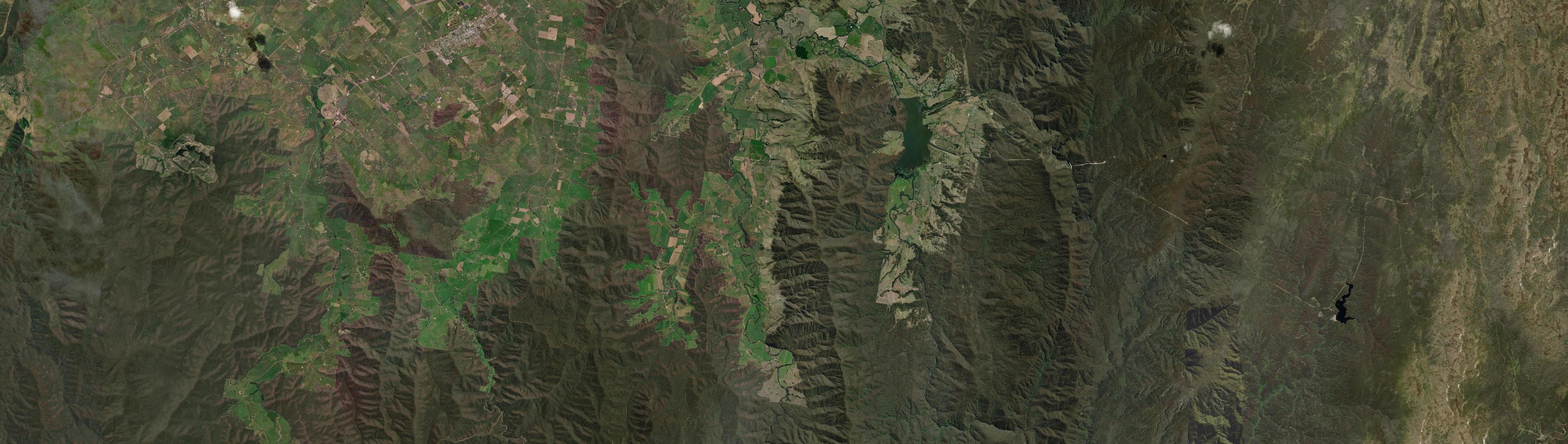 Aerial view of Indi, NSW