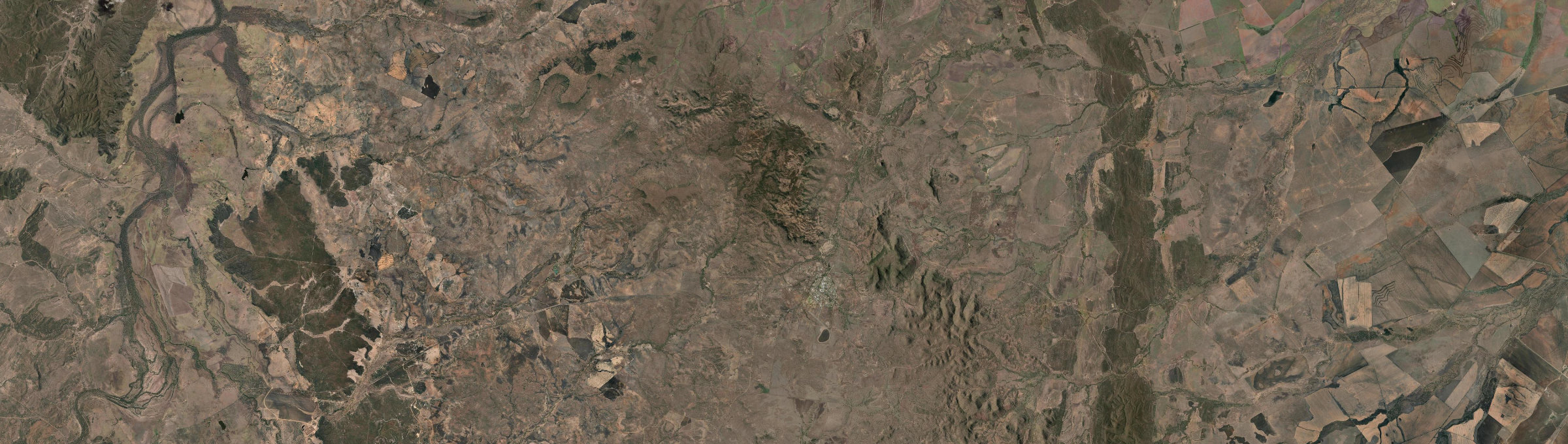 Aerial view of Springsure, QLD