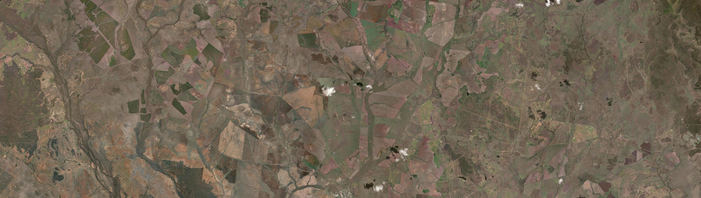 Aerial view of Khosh Bulduk, QLD