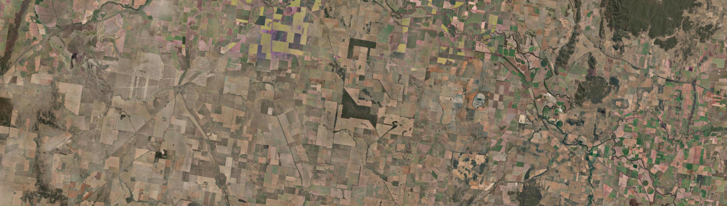 Aerial view of Mulyandry, NSW