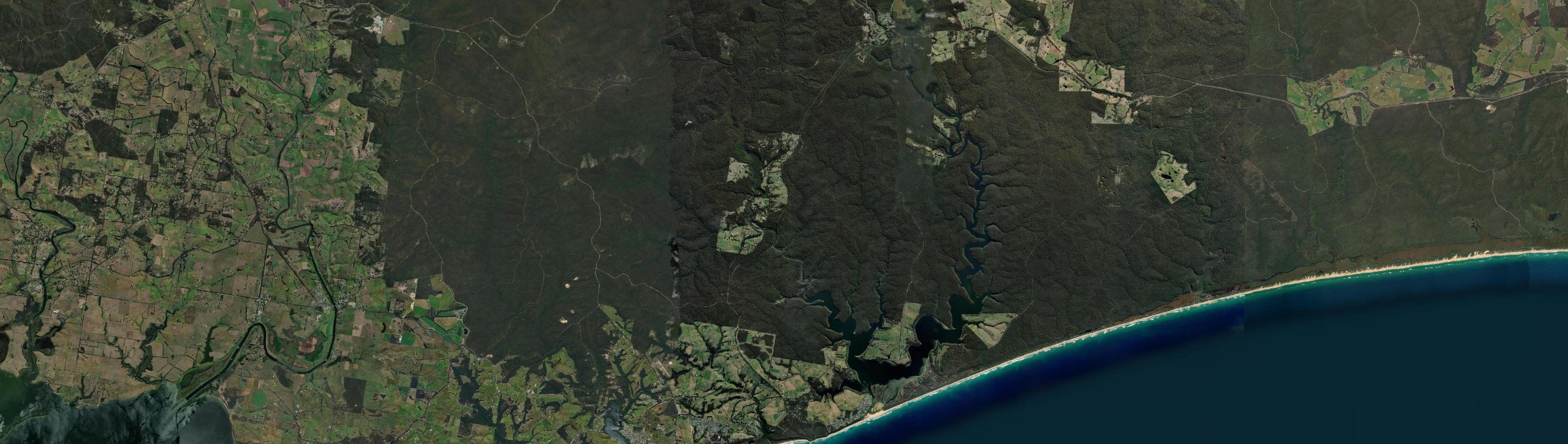 Aerial view of Toorloo Arm, VIC