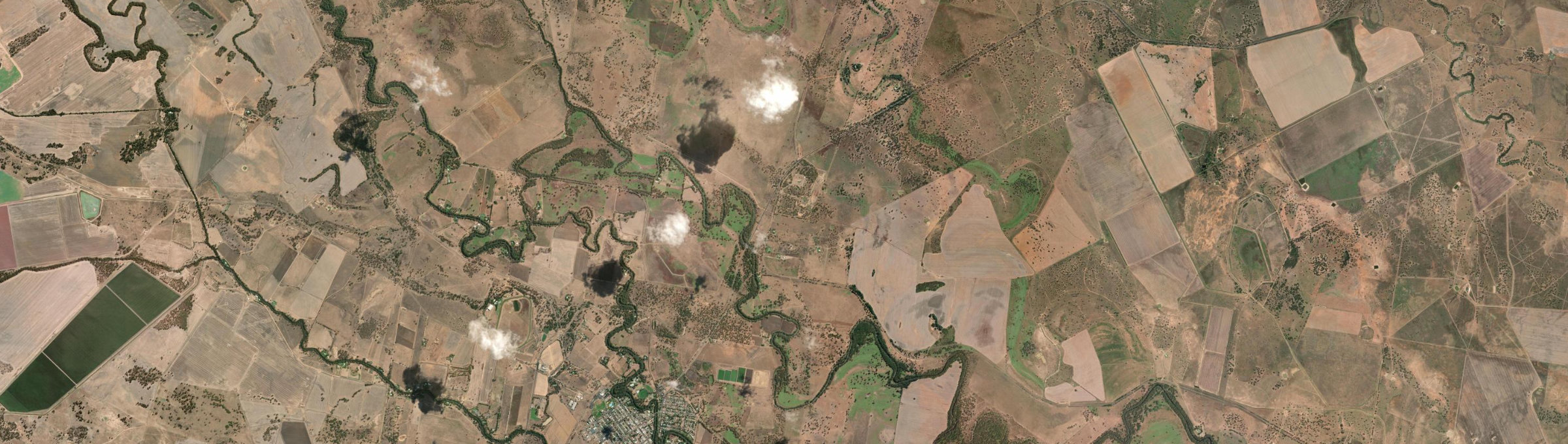 Aerial view of Beemunnel, NSW