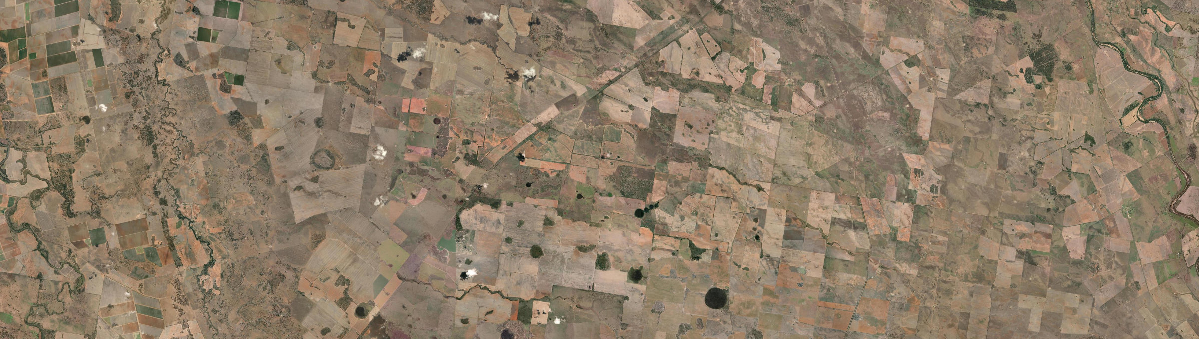 Aerial view of Pine Clump, NSW