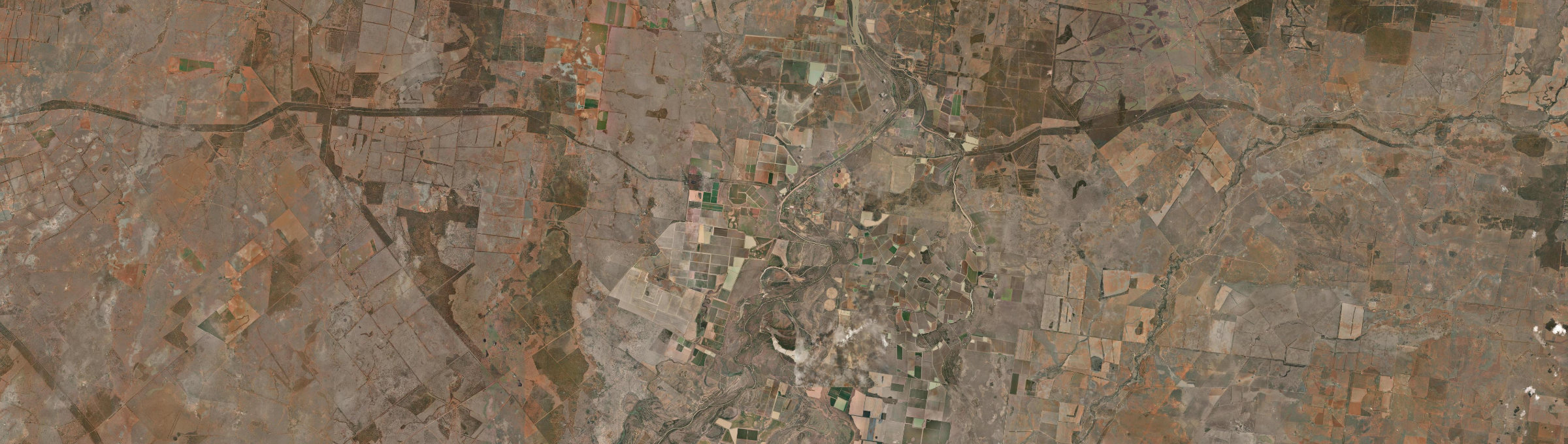 Aerial view of St George (Qld), QLD
