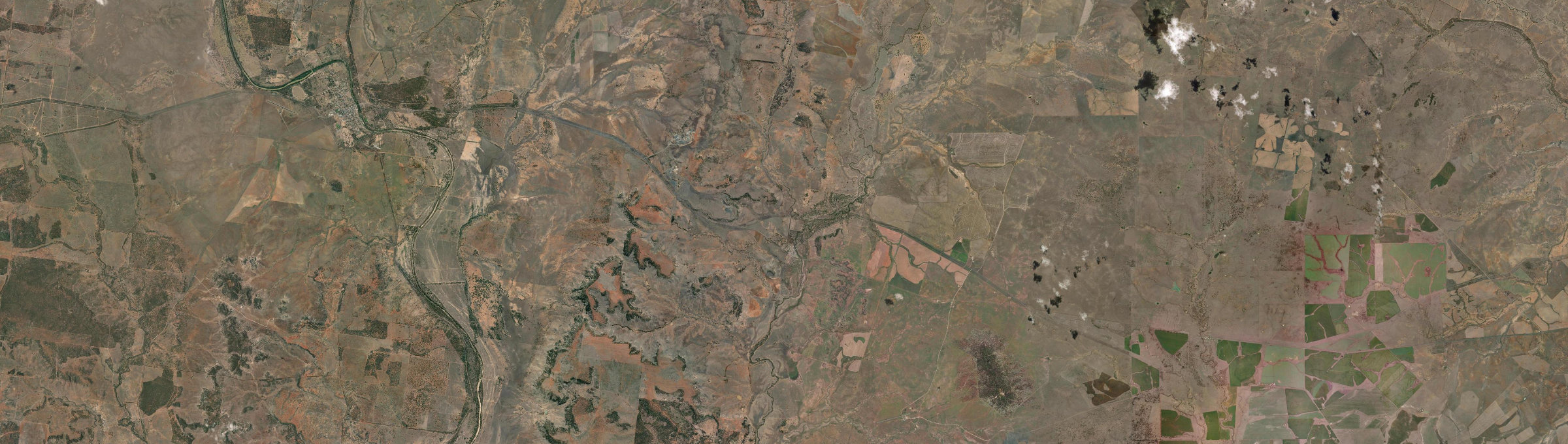 Aerial view of Amby, QLD