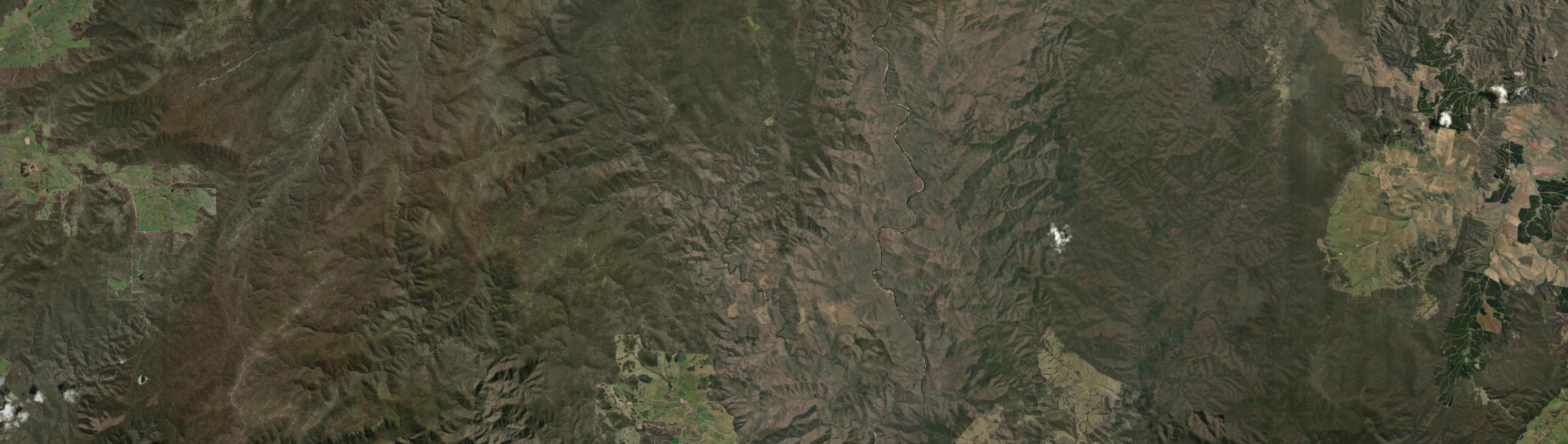 Aerial view of Suggan Buggan, VIC