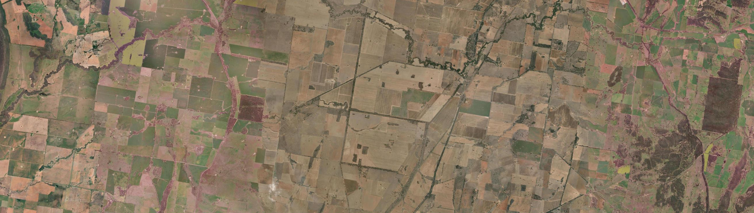 Aerial view of Tichborne, NSW