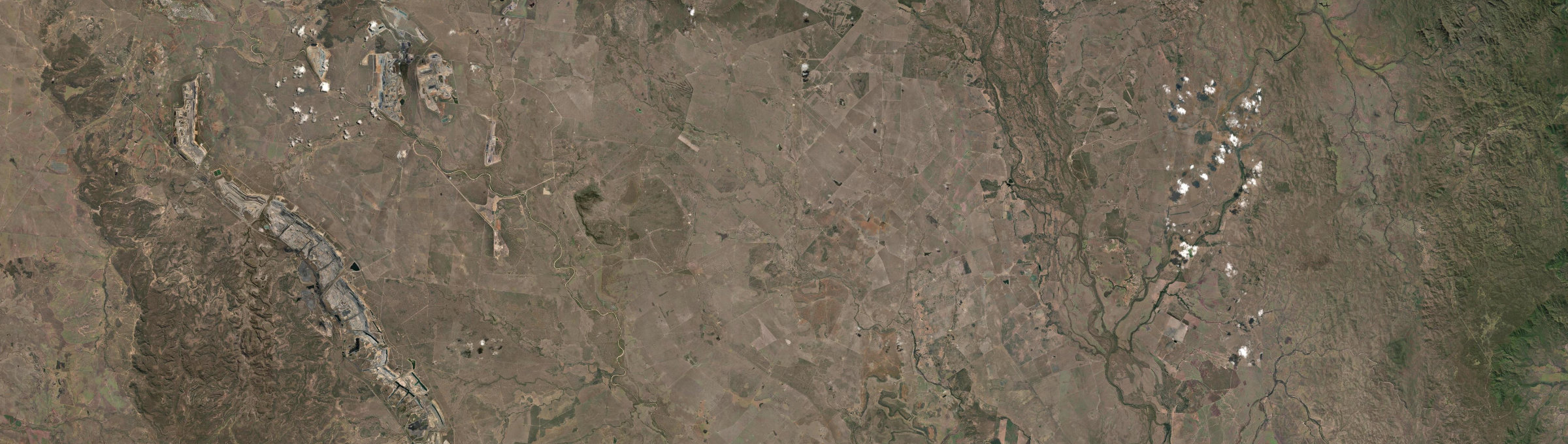 Aerial view of Valkyrie, QLD