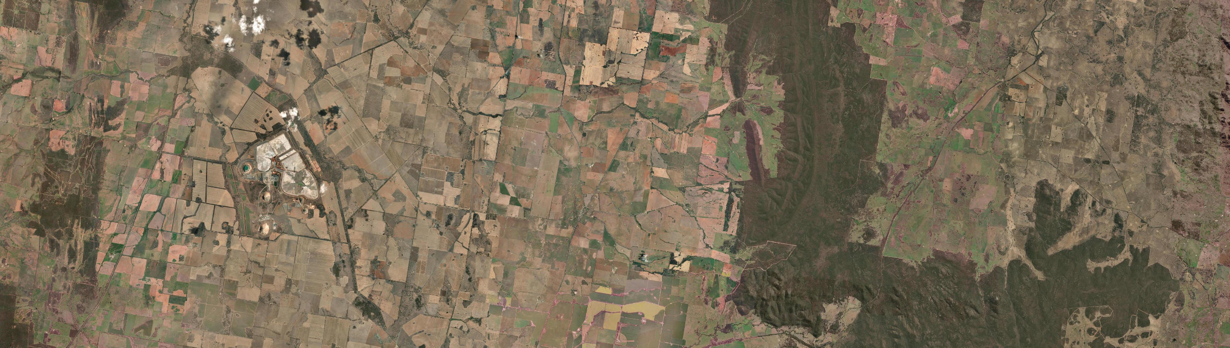 Aerial view of Alectown, NSW