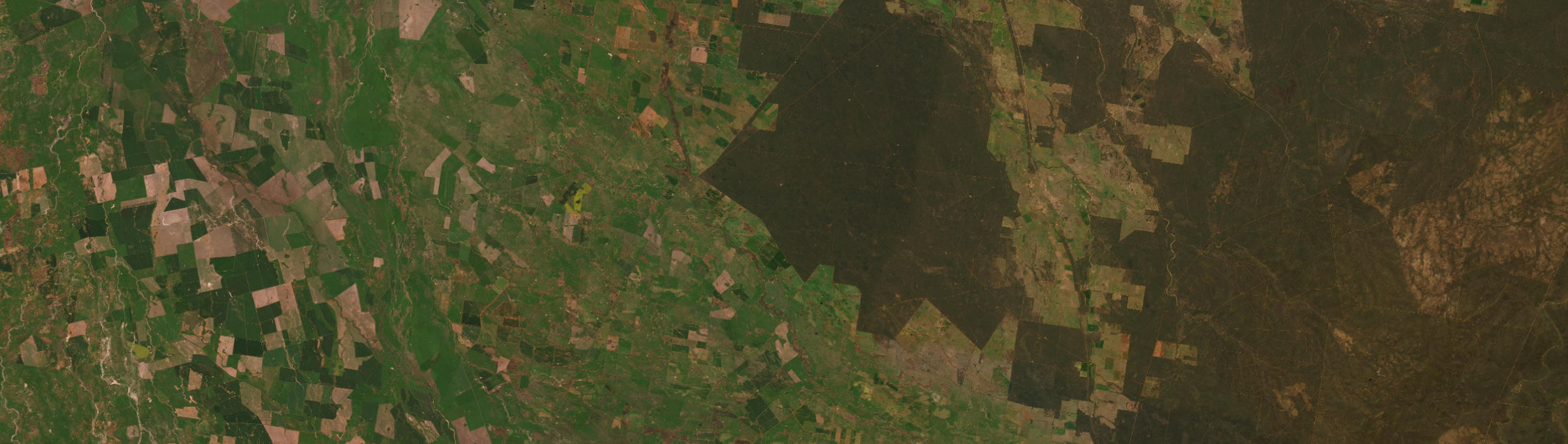 Aerial view of Urawilkie, NSW