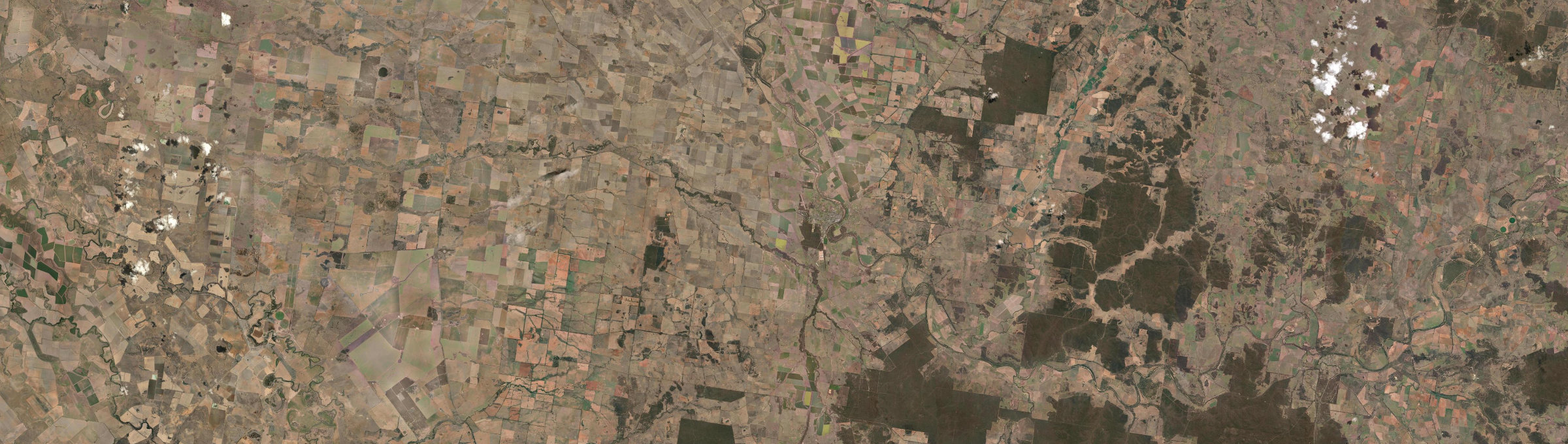 Aerial view of Gilgandra, NSW